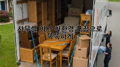 사무실 이사, 친환경 포장으로 똑똑하게!